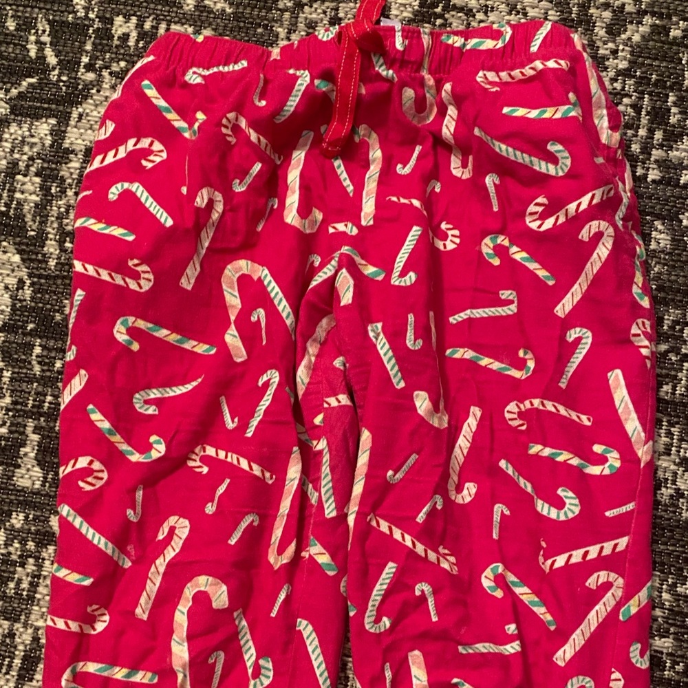 brand: OLD NAVY | color: RED WITH MULTI COLORED CANDY CANES | size: LARGE